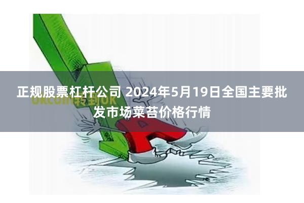 正规股票杠杆公司 2024年5月19日全国主要批发市场菜苔价格行情