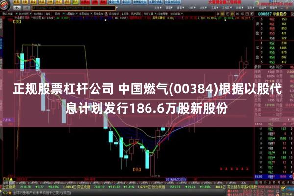 正规股票杠杆公司 中国燃气(00384)根据以股代息计划发行186.6万股新股份