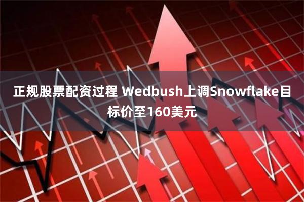 正规股票配资过程 Wedbush上调Snowflake目标价至160美元