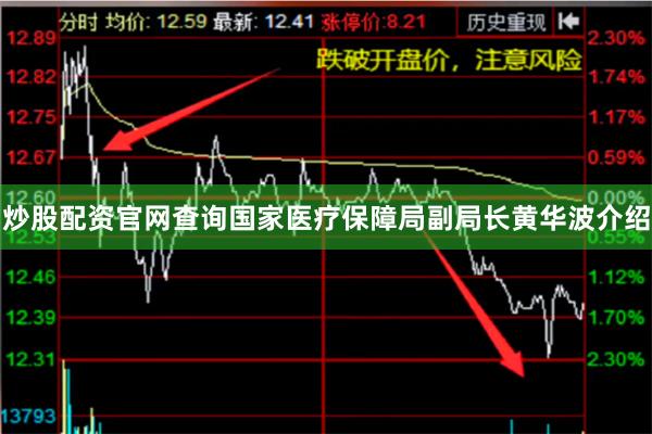 炒股配资官网查询国家医疗保障局副局长黄华波介绍