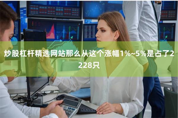 炒股杠杆精选网站那么从这个涨幅1%~5%是占了2228只