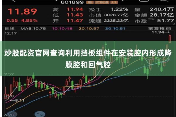 炒股配资官网查询利用挡板组件在安装腔内形成降膜腔和回气腔